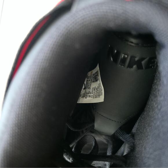 Nike Air Force 1 Boot Black University Red High Top Sneakers Men Sz 12.5 DA0418 - Picture 15 of 16